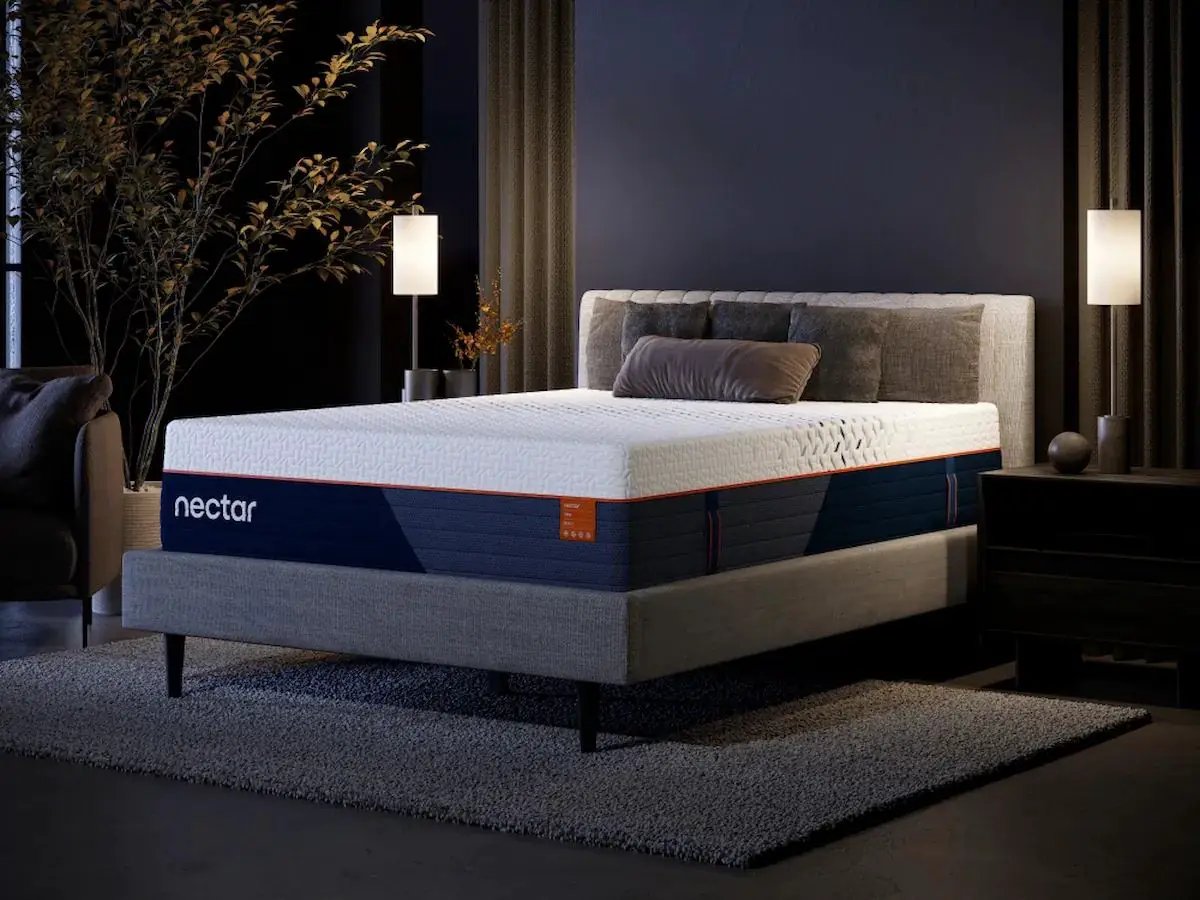 Nectar Ultra Hybrid Mattress | 15 Inch Height | Fabric Cover | Multiple Comfort Layers