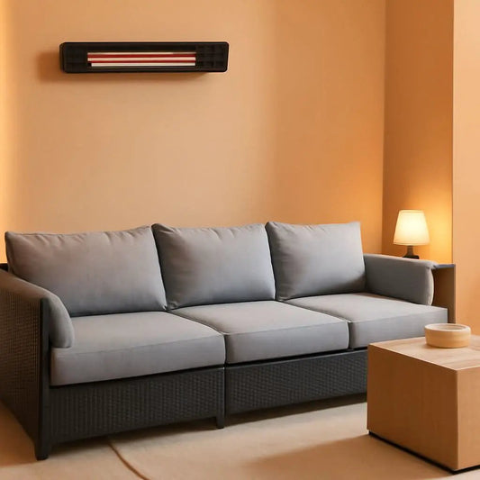 Dr Infrared Heater DR238 Carbon Infrared Outdoor Black from PriceLows™