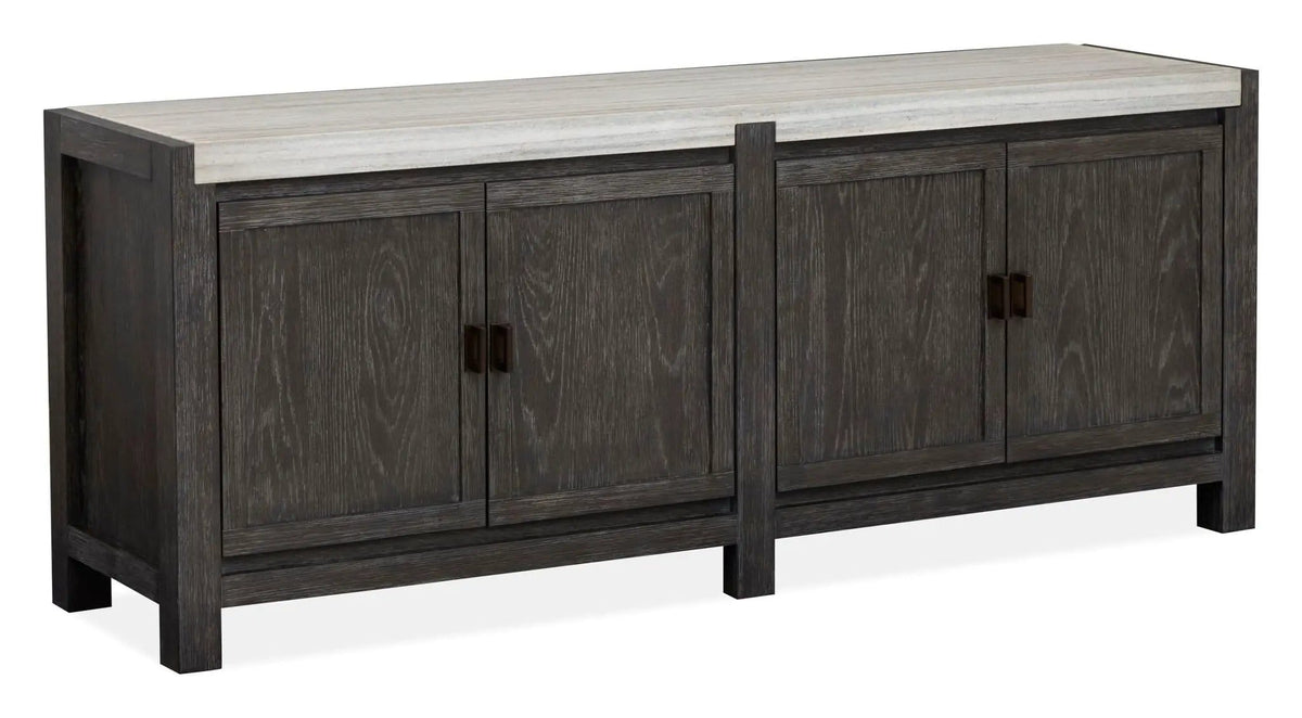 Plum Creek Door Console TV Stand | 2 Pieces | Living Room Furniture | Living Room