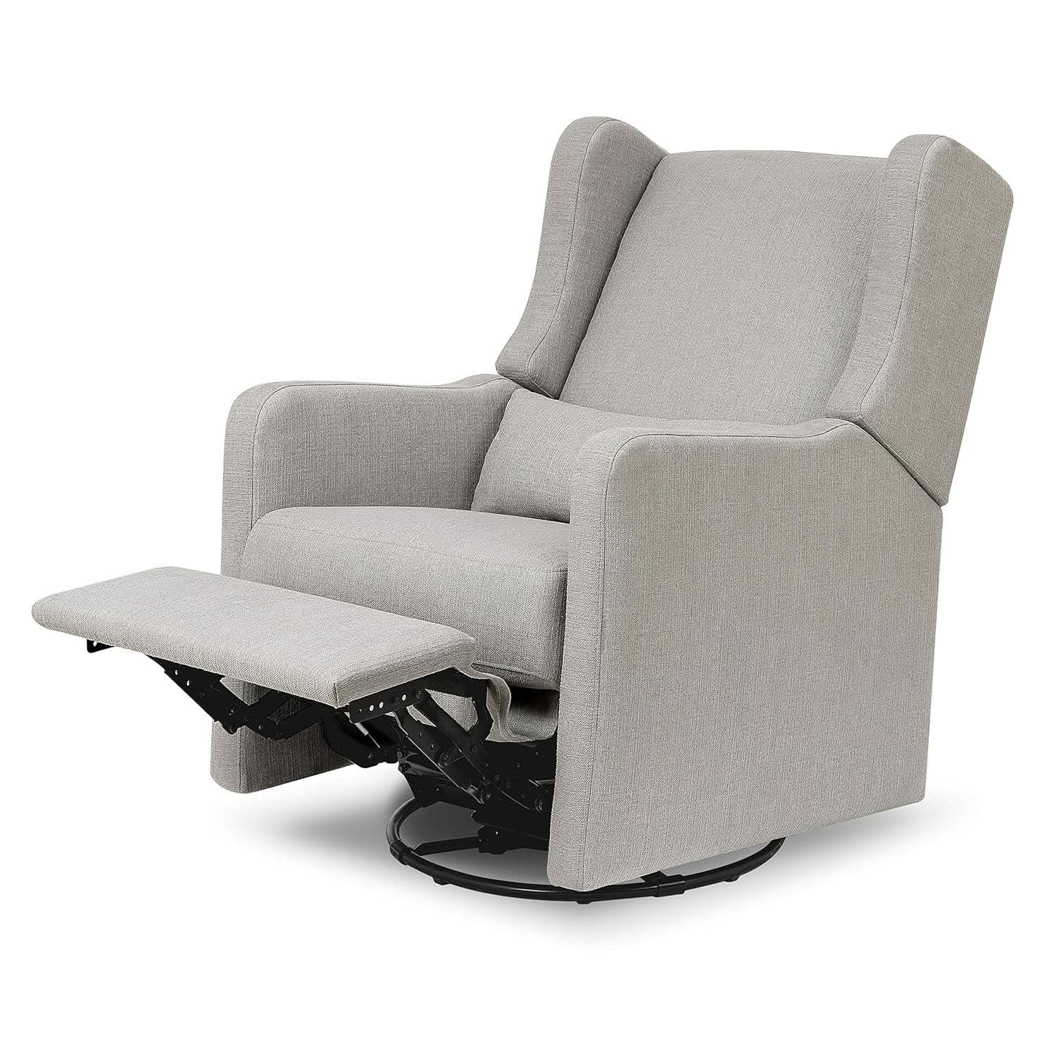 Carter's By Arlo Recliner Swivel Glider Water Repellent Performance Grey Linen from PriceLows™