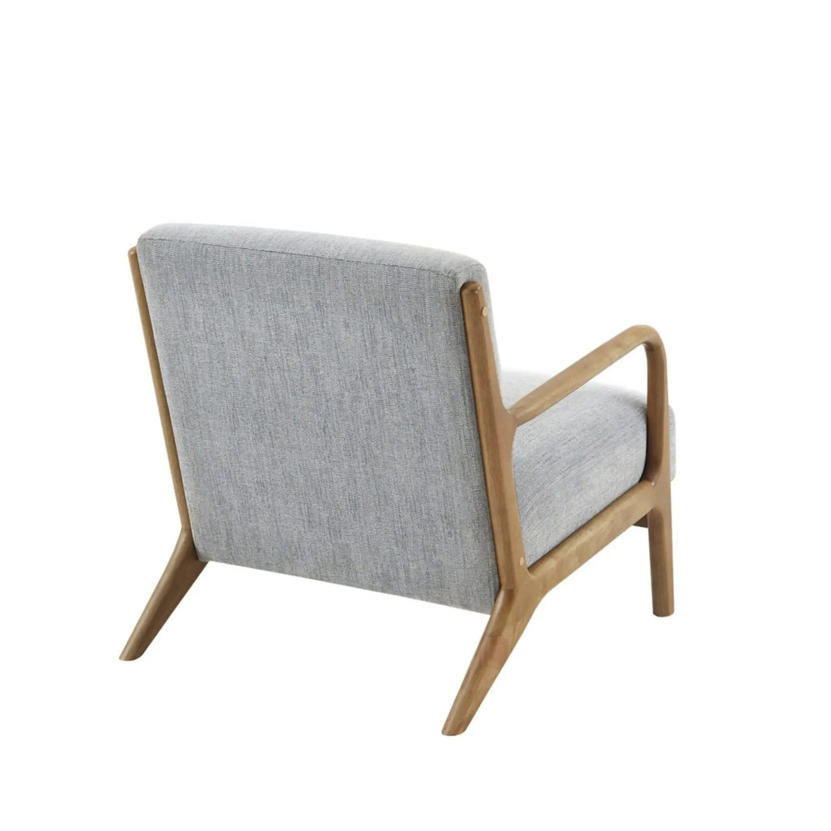 Mid Century Lounge Chair | Solid Wood Frame | High Density Foam | Elm Finish
