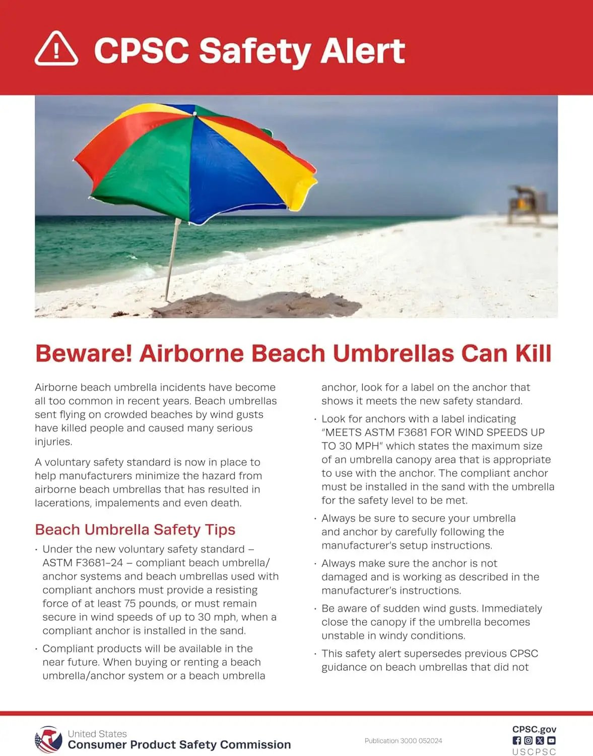 Deep Ocean Blue All In One Beach Umbrella System Ultra Base from PriceLows™