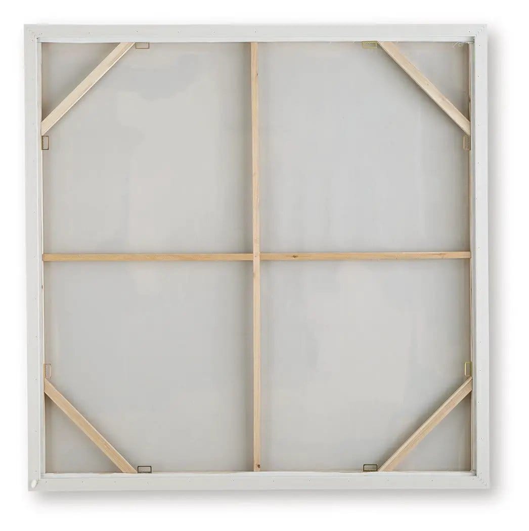 Wylander Wall Art | 48 x 1.63 x 48 in | Fabric | Tan / Brown / Gray