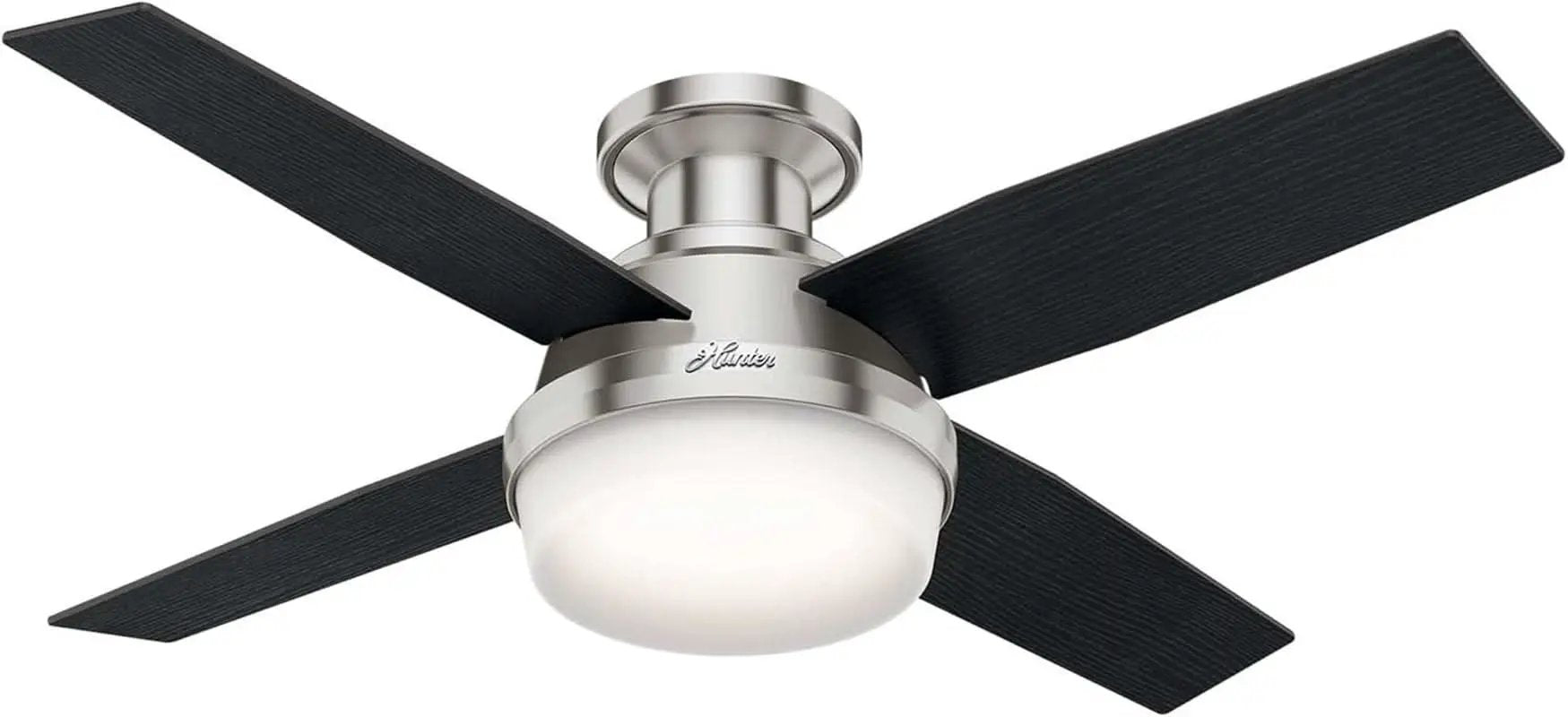 Fan Dempsey 44 Inch Brushed Nickel Ceiling Fan With LED from PriceLows™
