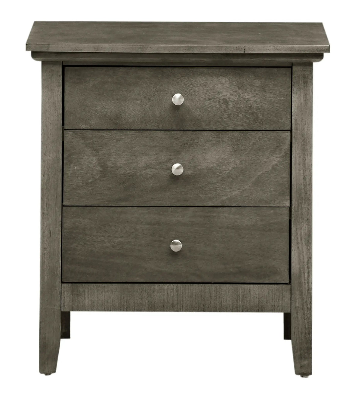 3 Drawer Nightstand | Real Wood Veneer | Dovetail Joints | Fully Assembled
