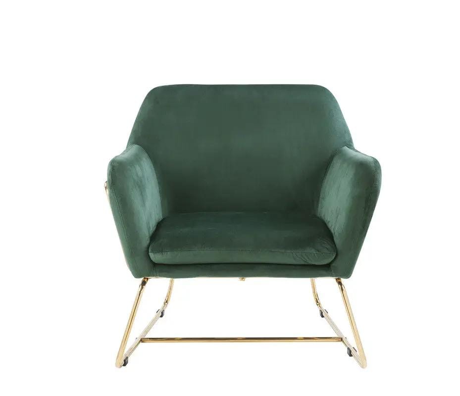 Keira Accent Chair With Metal Base | 3 Pieces | Metal | Living Room