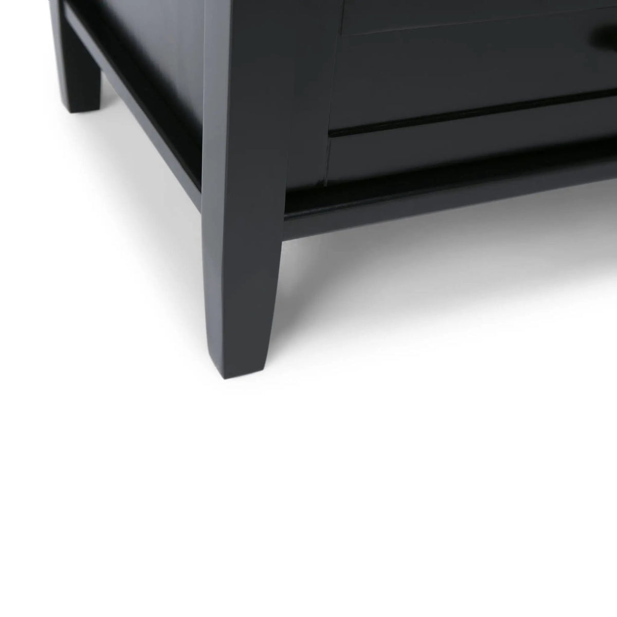 Warm Shaker TV Media Stand | Handcrafted Solid Wood | Two Bottom Drawers | 47 Inch Length