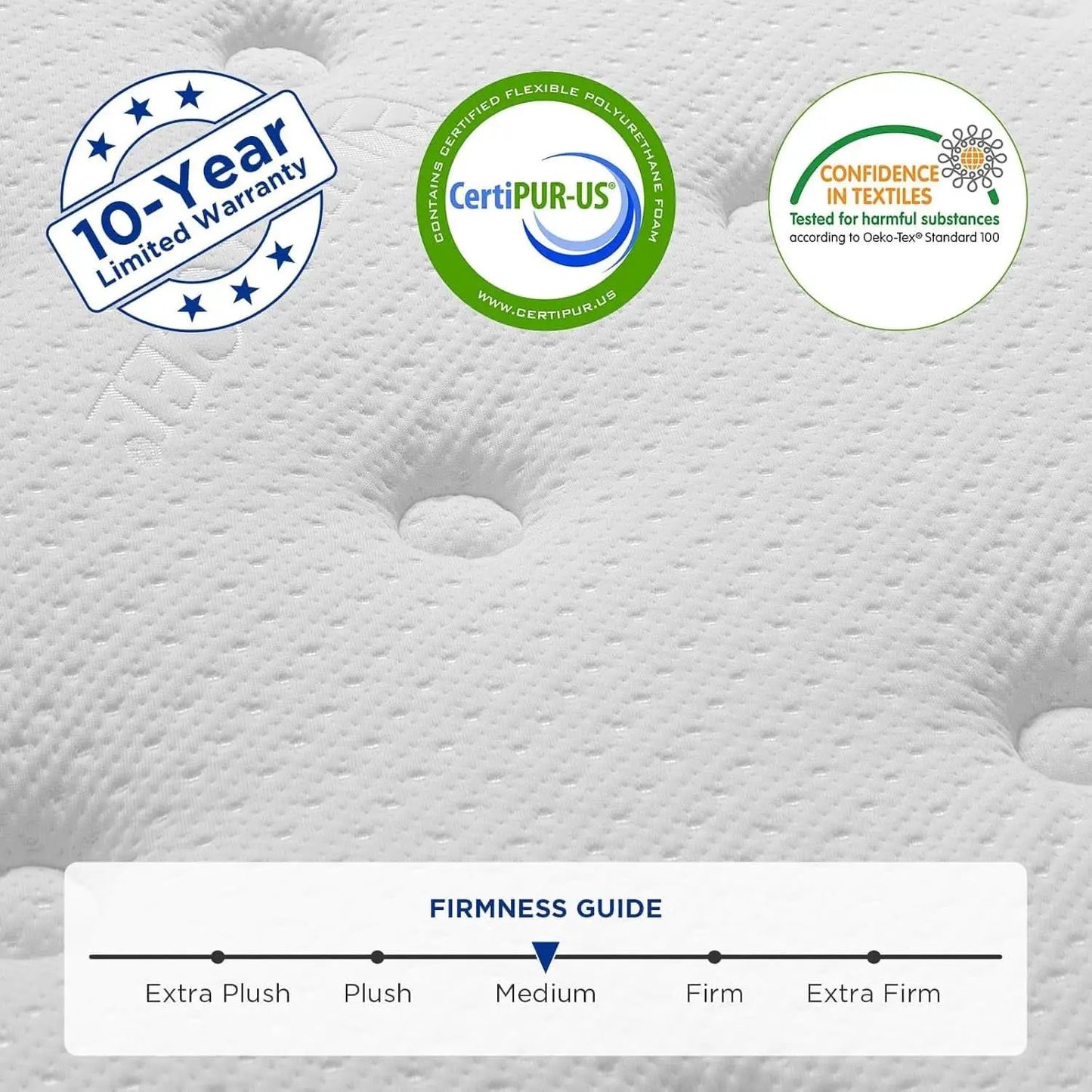 Queen TenInch Hybrid Mattress Gel MemoryFoam CertipurUS from PriceLows™