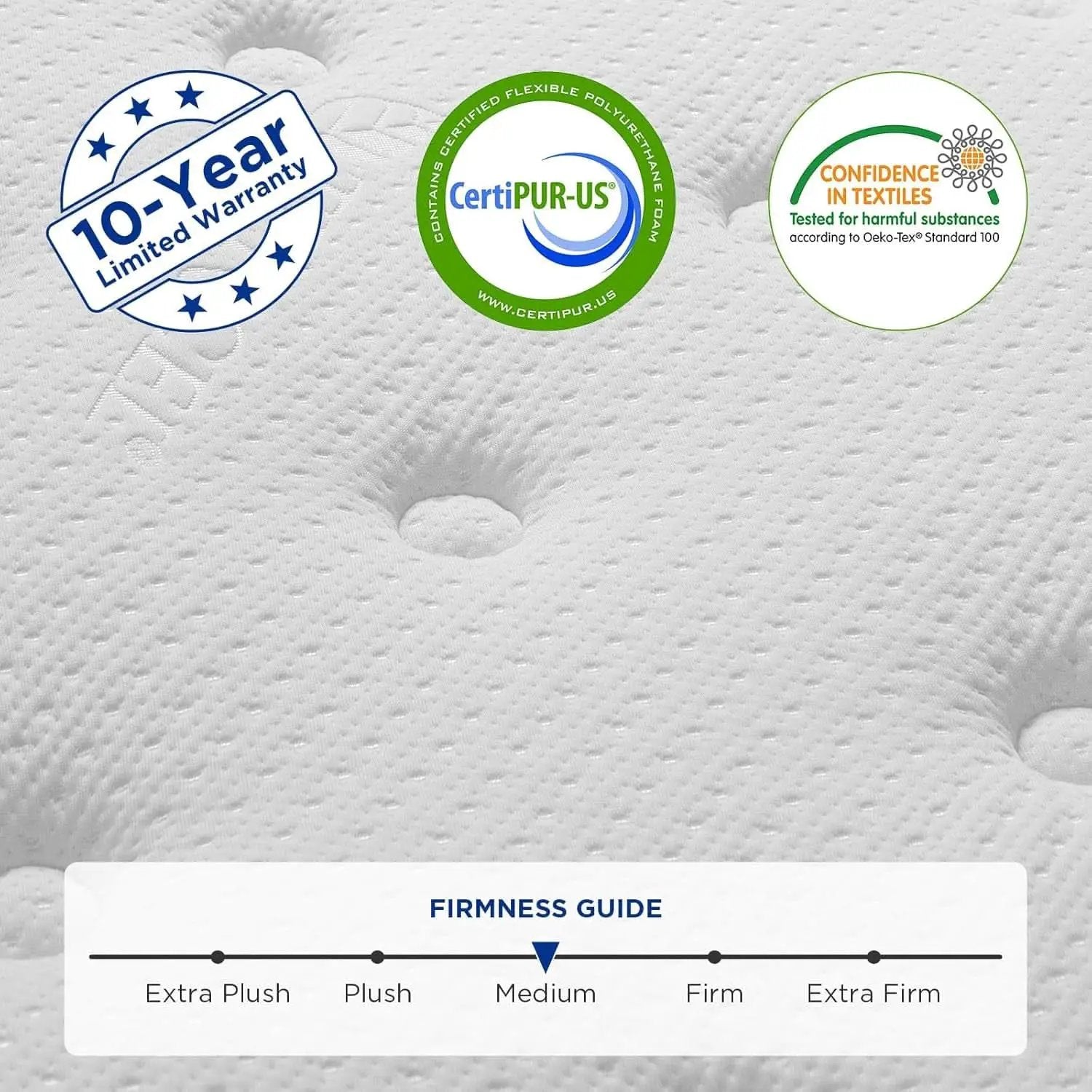 Queen TenInch Hybrid Mattress Gel MemoryFoam CertipurUS from PriceLows™