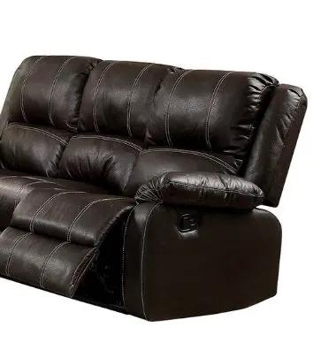 Zuriel Recliner Sofa | Synthetic Upholstery | Smooth Reclining Mechanism | Tight Back Support