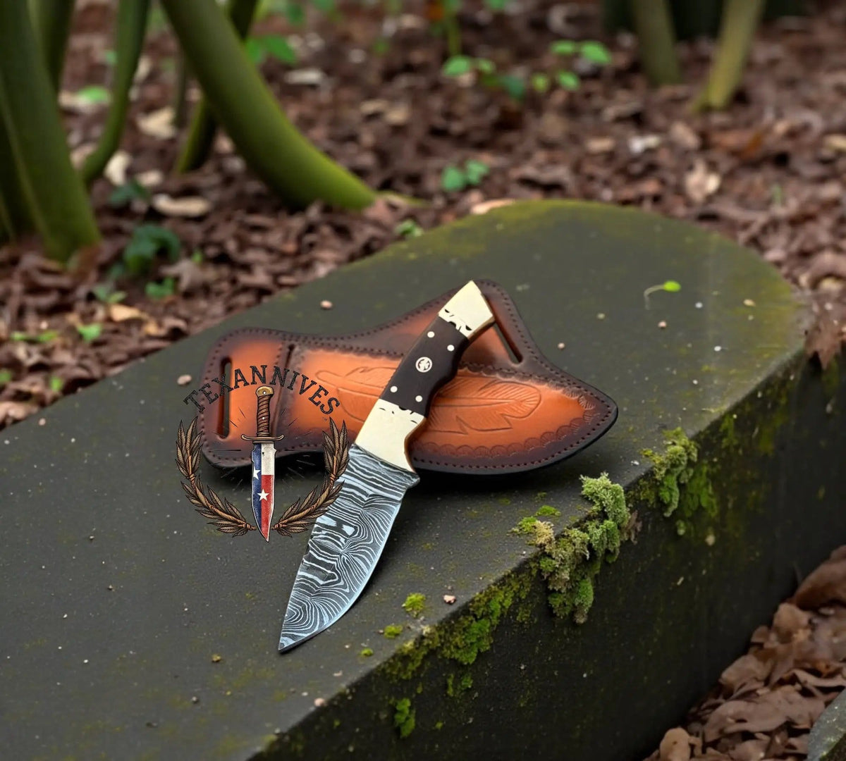 Handmade Damascus Steel Knife Sharpener - Rosewood Handle | 5 Inch | Damascus Steel | hunting Knife