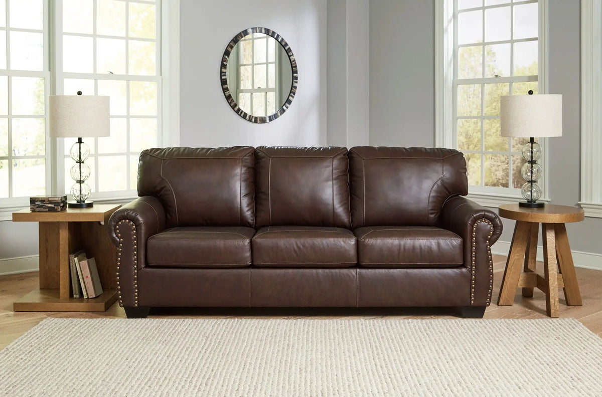 Colleton Living Room Set | Sofa And Loveseat | Roll Arm Frame | Nailhead Trim