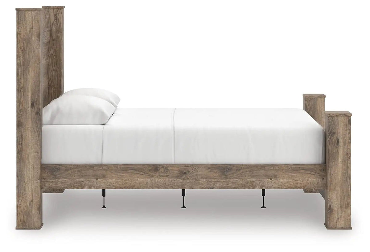 Rusticott Poster Bed | 2 Pieces | Bedroom Furniture | Bedroom