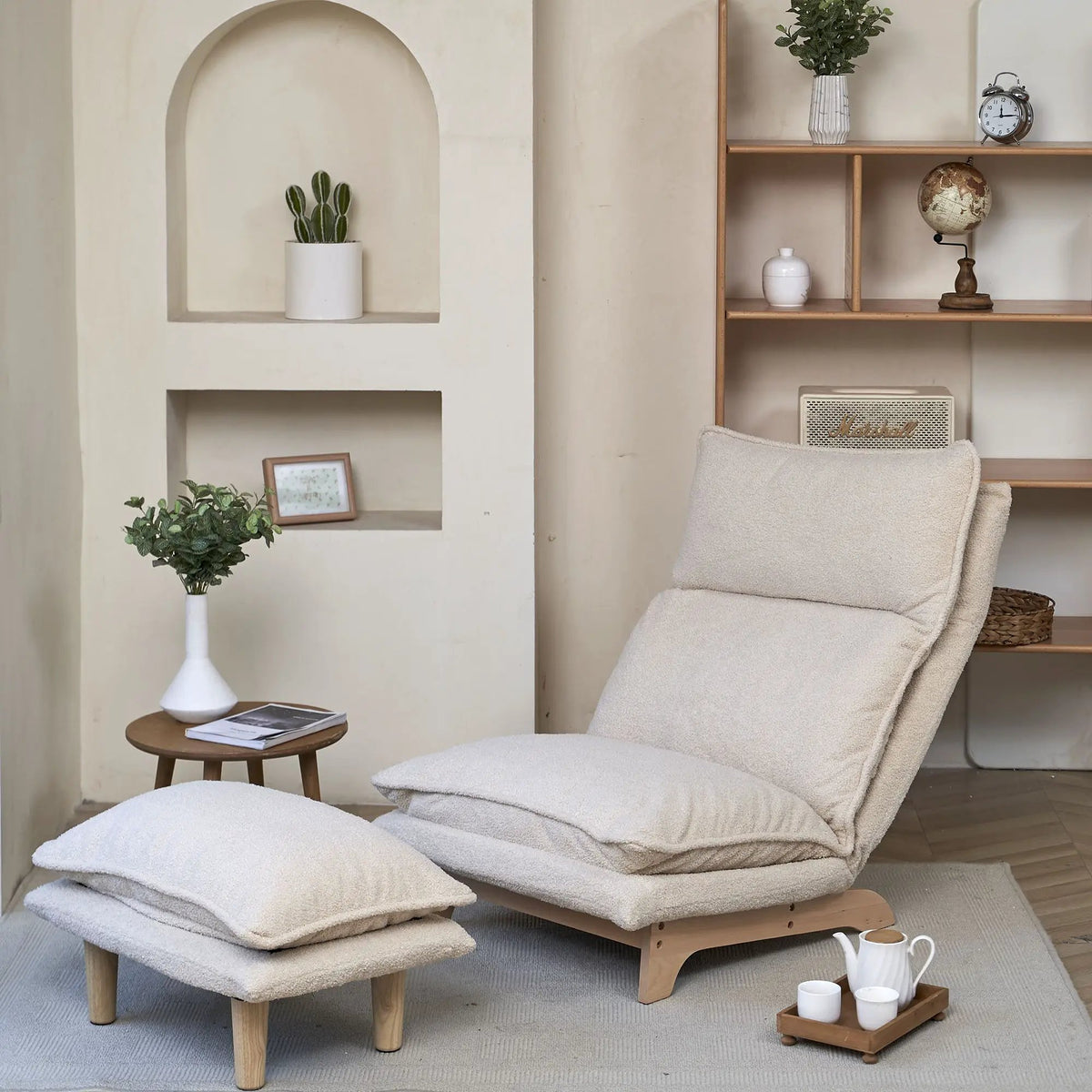 Single Lazy Sofa Chair | Ergonomic Support | Thick Padding | One Seater