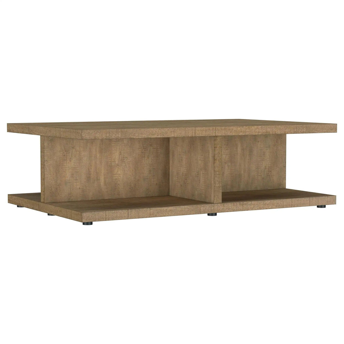 Cortona Square Engineered Wood Cocktail Coffee Table Mango | 54 x 33.75 x 16.25 in | Engineered Wood & Veneer | Living Room