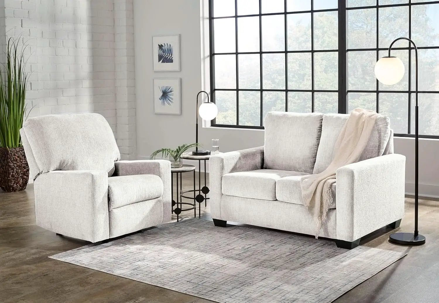 Twin White Premium Ultra Vision Memory Foam Sofa Sleeper from PriceLows™