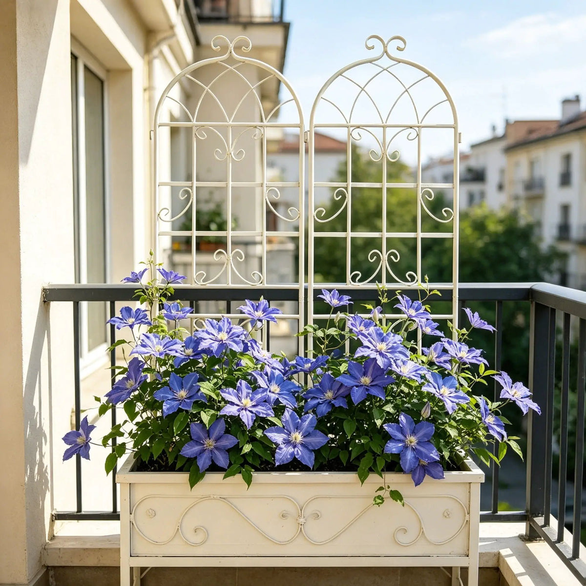 Metal Garden Trellis | Rustproof | 80 Inch Width | Single Or Double Use