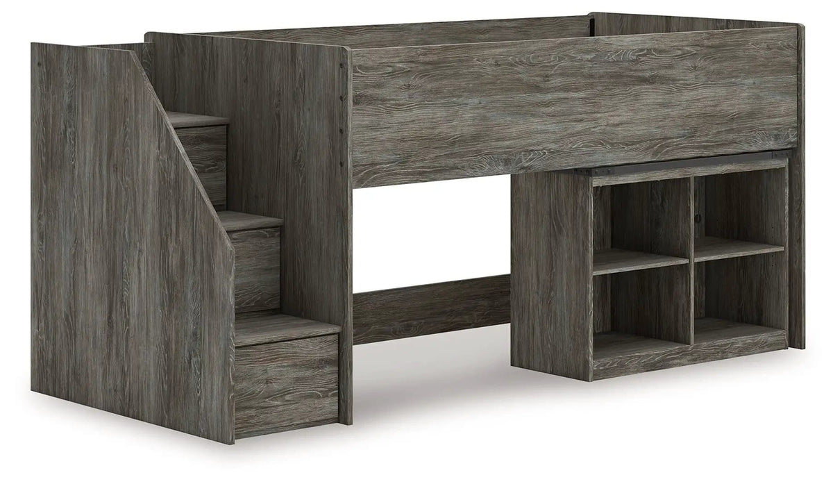 Frandern Loft Bed | 6 Pieces | Metal | Bedroom