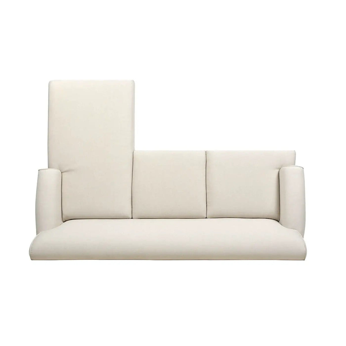 Alana L-Shape Reversible Sectional Sofa | 88 x 62 x 33 in | Living Room Furniture | Light Beige