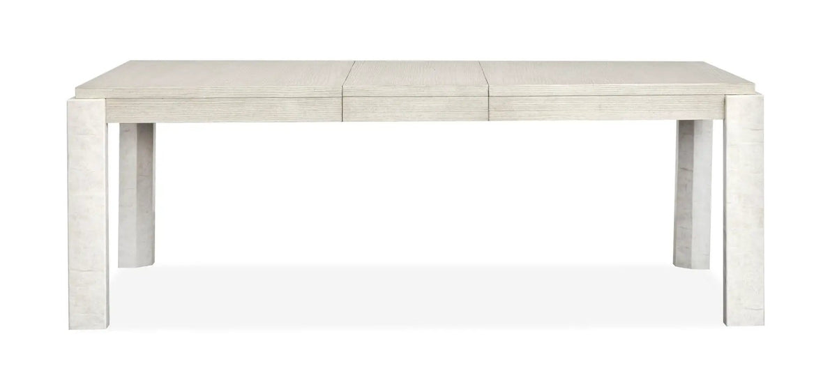 Lorelei Extendable Rectangular Dining Table Dining Tables with Extension | 44 x 68 x 29.75 in | Fabric & Mdf | Misty Cloud
