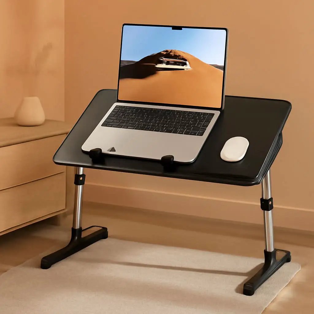 Height and Angle Adjustable Laptop Desk for Bed and Couch from PriceLows™