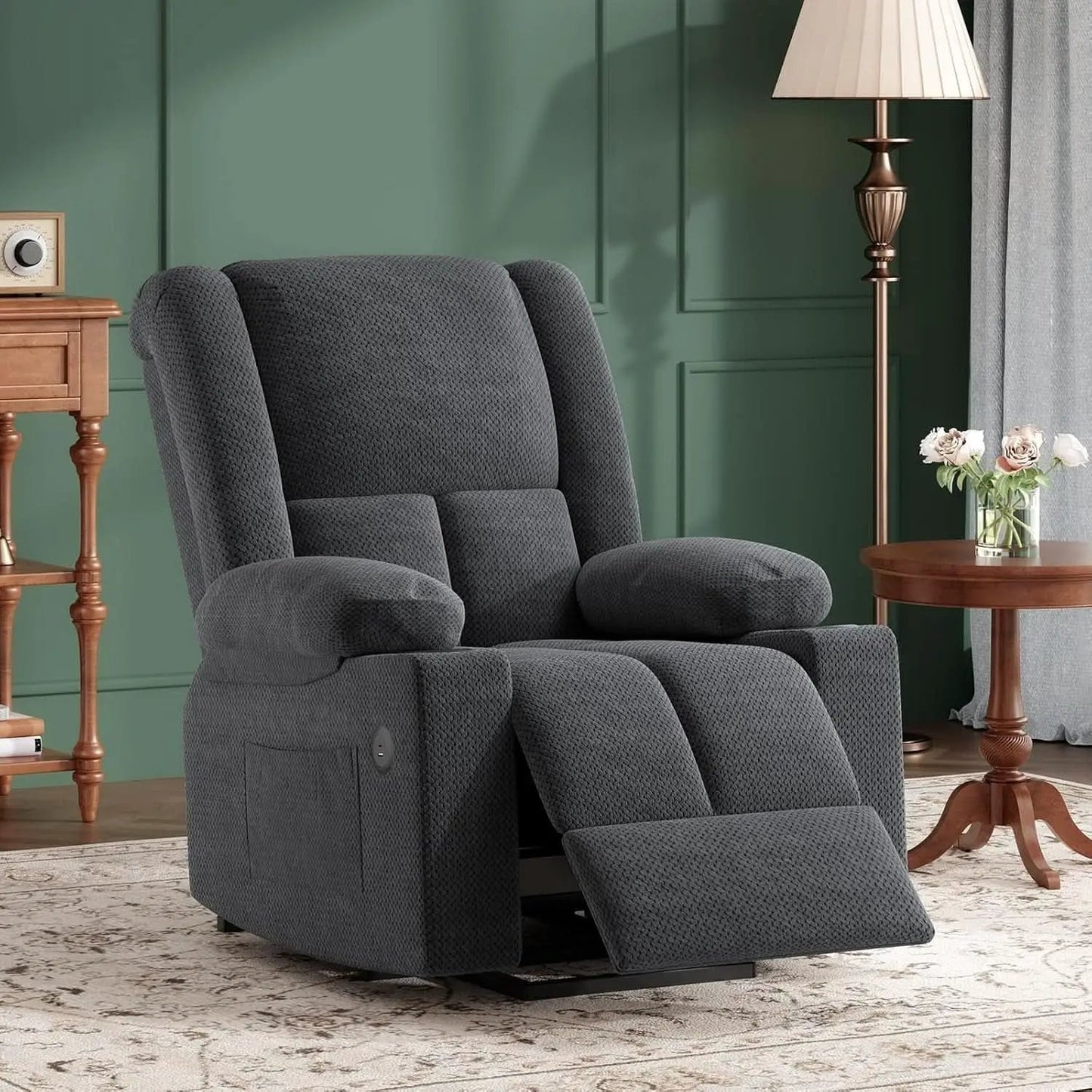 Power Lift Recliner Chair With Massage And Heat USB Ports from PriceLows™