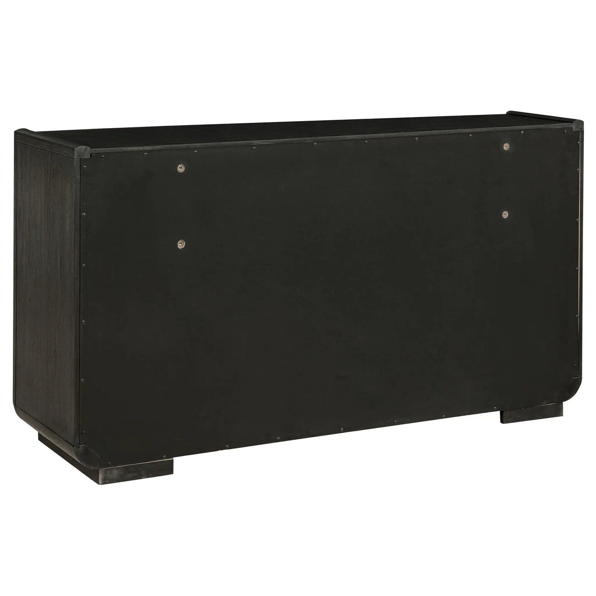 Leandro 8-drawer Bedroom Dresser Cabinet Burnished | 66.25 x 19 x 36.5 in | 8-Drawer | Black
