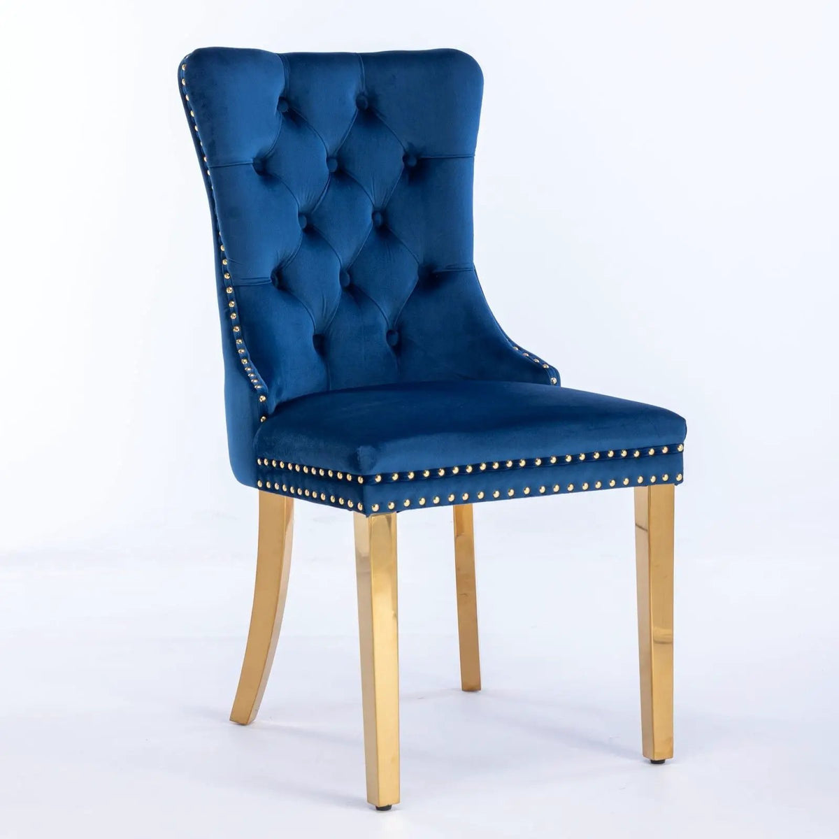 Dining Chair | Tufted Upholstery | Solid Wood Frame | Set Of 2