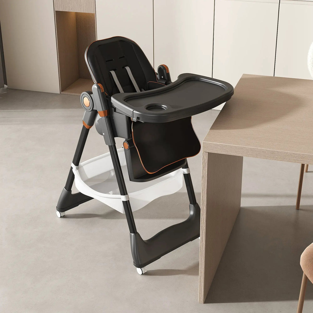 Adjustable Baby High Chair | 5 Height Settings | 3 Position Recline | Portable