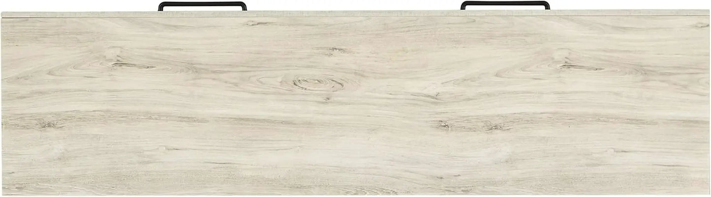 Cambeck Farmhouse Industrial 6 Drawer Dresser Whitewash from PriceLows™