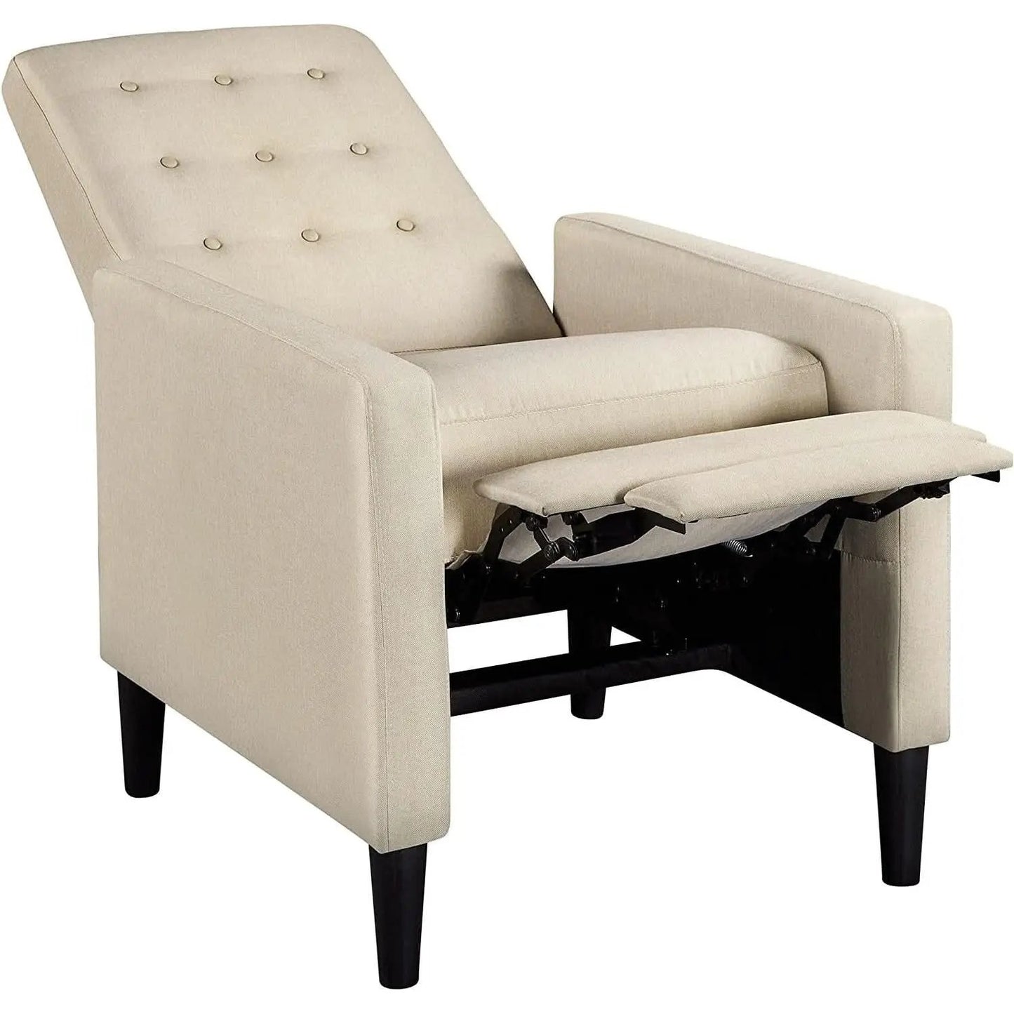Fabric Recliner Chair Mid Century Modern With Durable Polyester Upholstery from PriceLows™