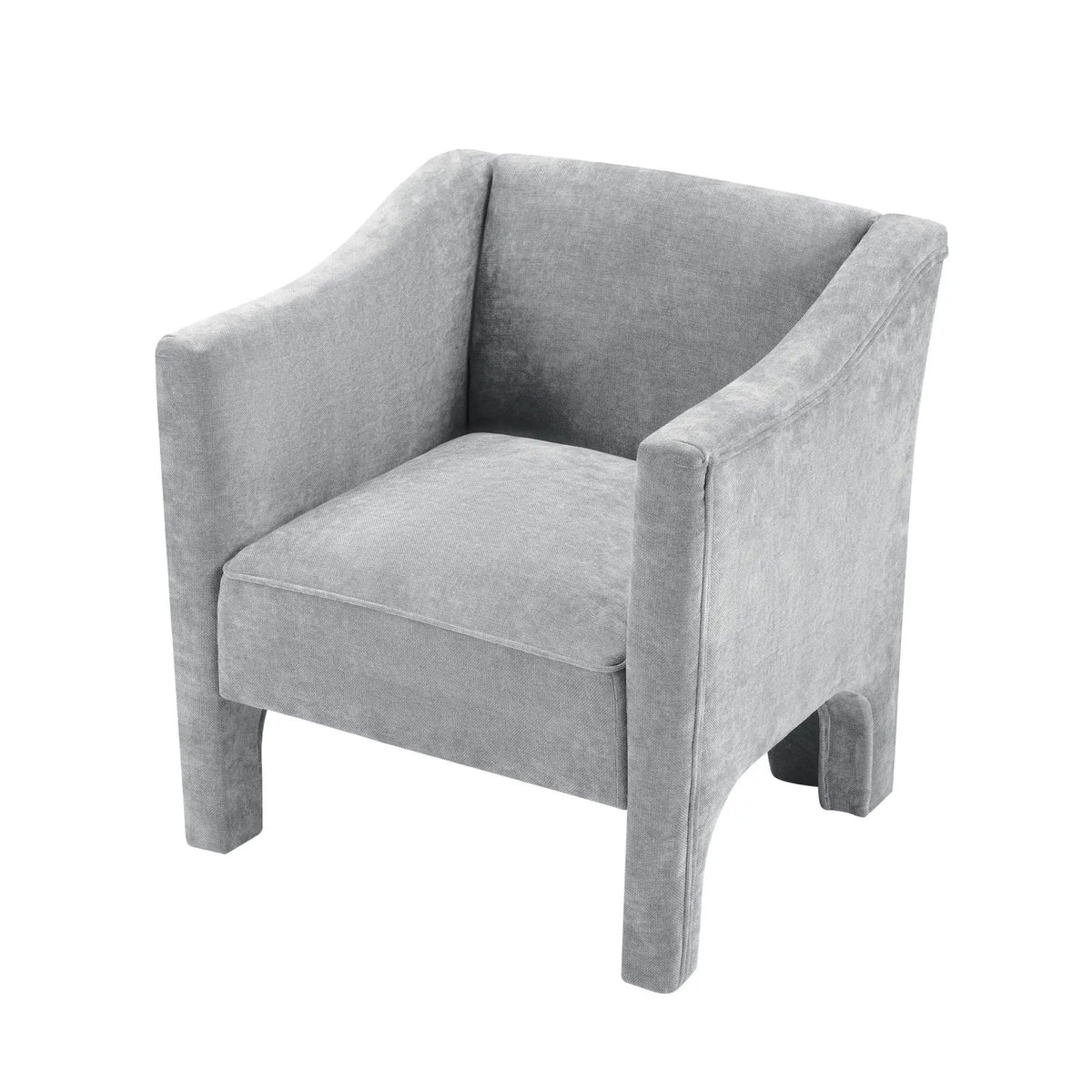 Barrel Accent Chair | Enclosed Wraparound Arms | Pill-Resistant Fabric | Ergonomic Support