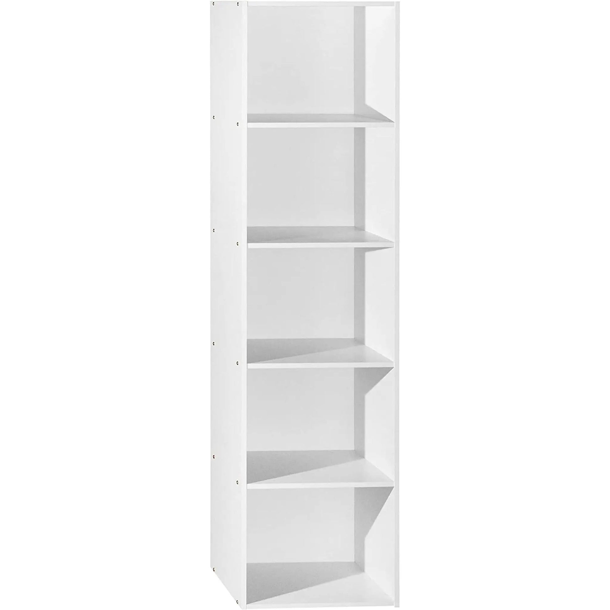Slim Engineered Wood Bookcase With Storage For Living Room from PriceLows™