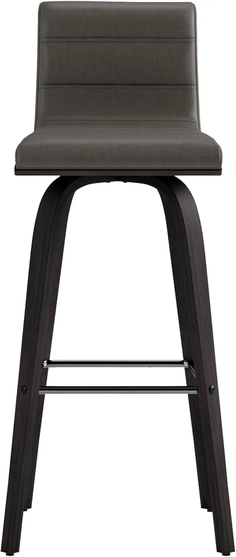 Vienna 30 Inch Bar Height Bar Stool Grey And Black from PriceLows™