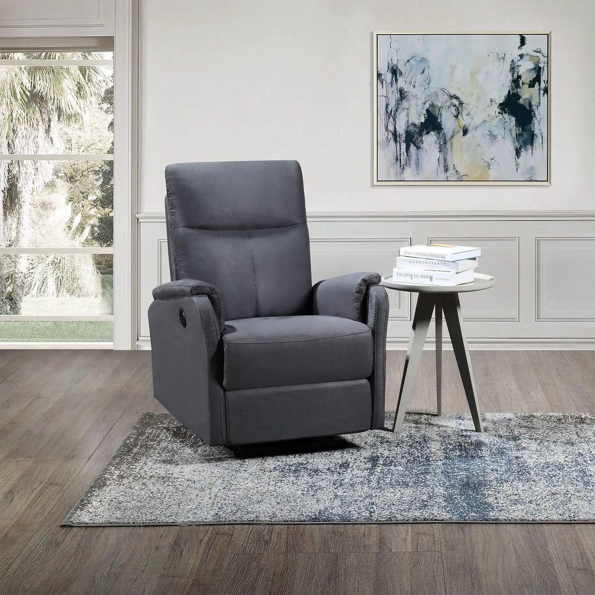 Power Recliner Chair | USB Charge Port | Modern Design | Compact Lightweight Single Chair