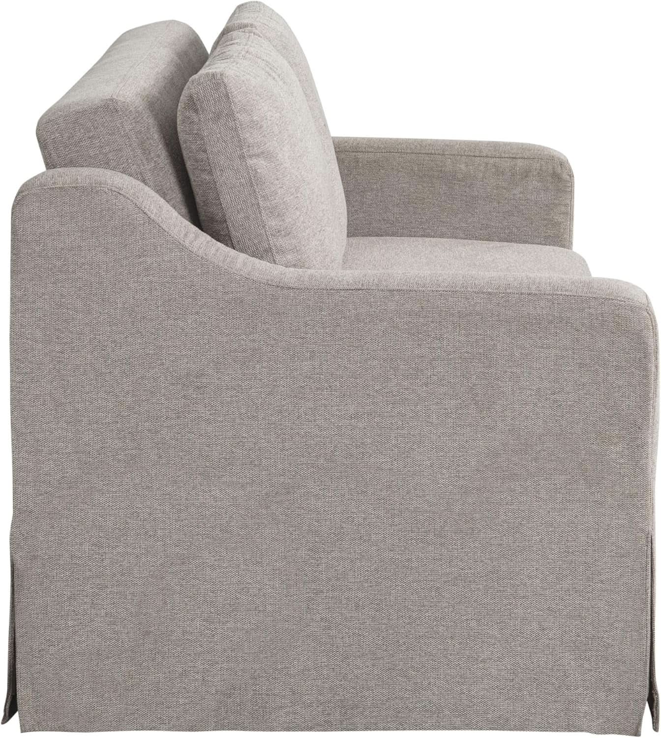 Full Size Slipcovered Convertible Sleeper Sofa Comfortably from PriceLows™
