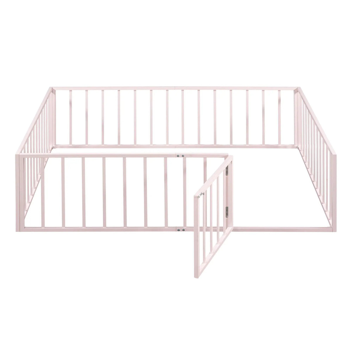 Metal Floor Bed Frame | Raised Fence Gate | Low Platform Design