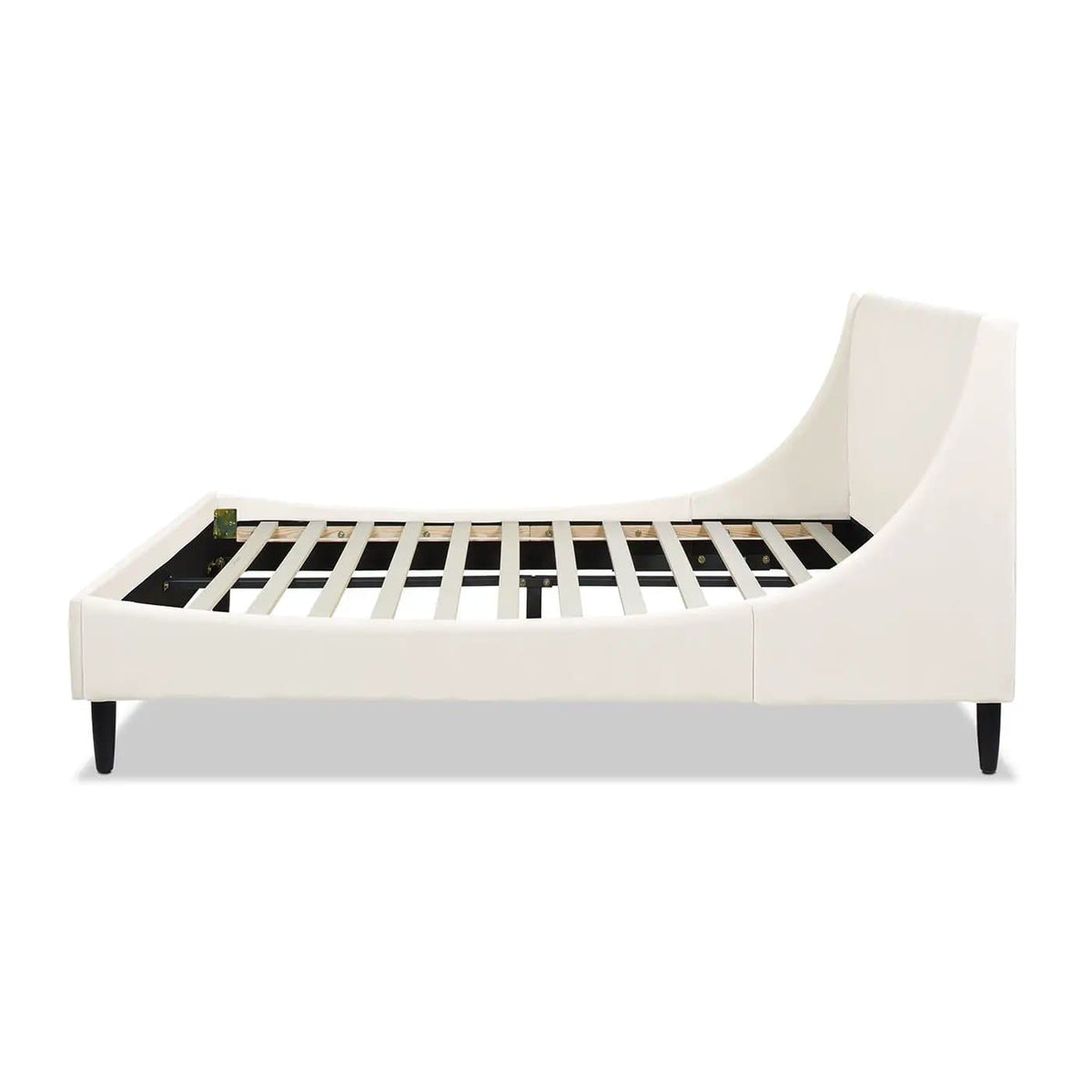 Aspen Vertical Tufted Modern Headboard Platform Bed Set | 8 Pieces | Fabric & Plywood | Bedroom