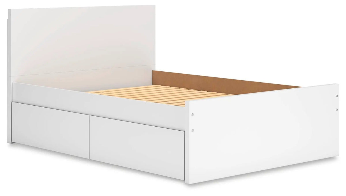 Onita Panel Platform Bed | Minimal Design | Ultra-Clean Lines | Easy-Elegant Solid Finish