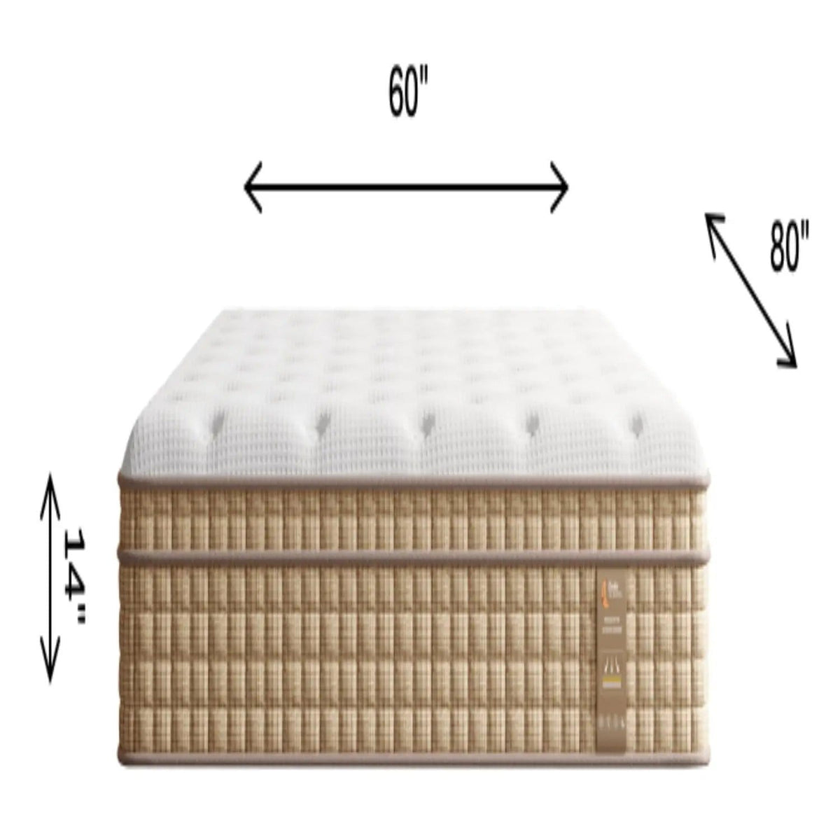 14" Hybrid Mattress With Innerspring & Gel Memory Foam | 2 Pieces | Bedroom Furniture | Bedroom
