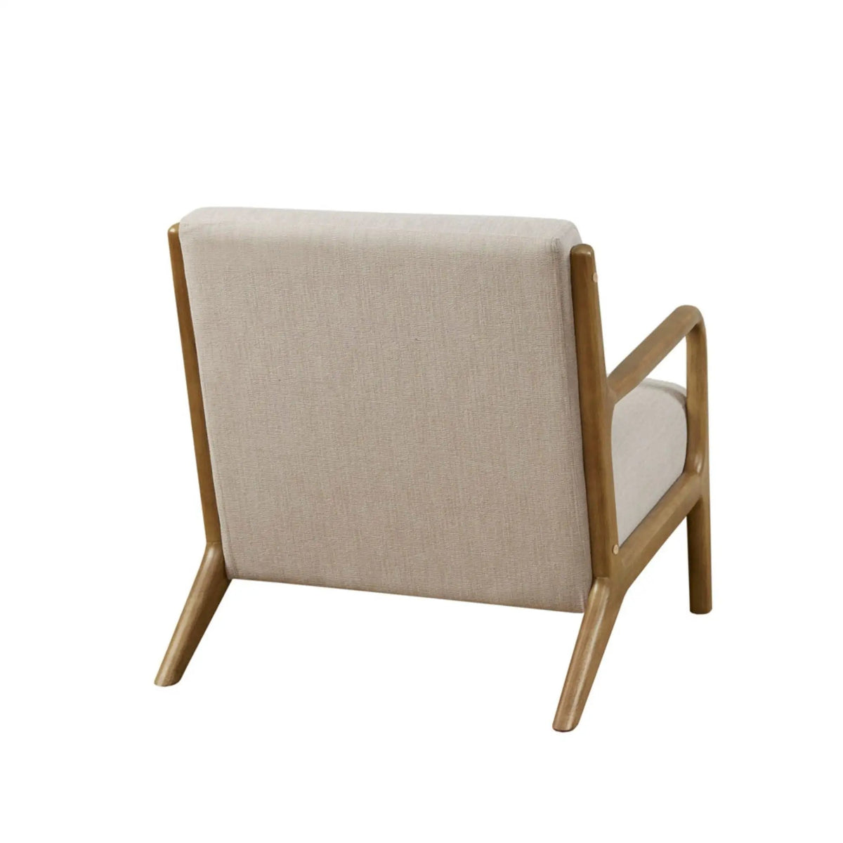 Mid Century Lounge Chair | Solid Wood Frame | High Density Foam | Elm Finish
