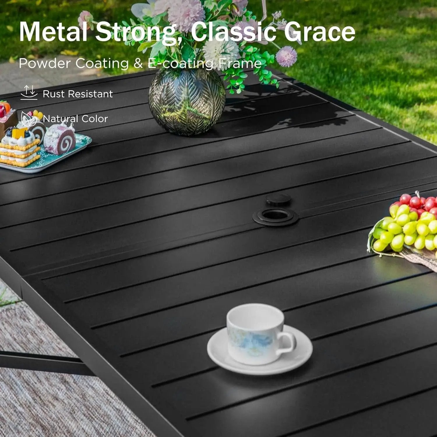 Outdoor Bar Set With Swivel Stools For Patio from PriceLows™