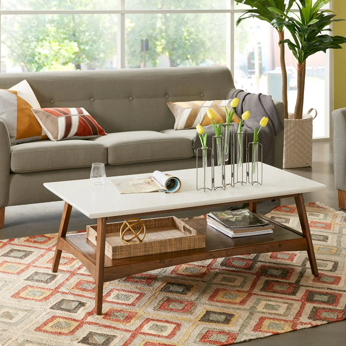 Console Table | Solid Wood Frame | Veneer Lower Shelf | Espresso