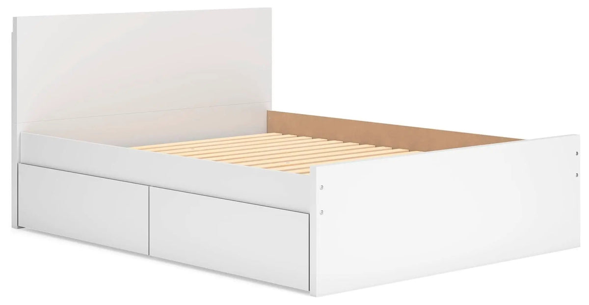 Onita Panel Platform Bed | Minimal Design | Ultra-Clean Lines | Easy-Elegant Solid Finish