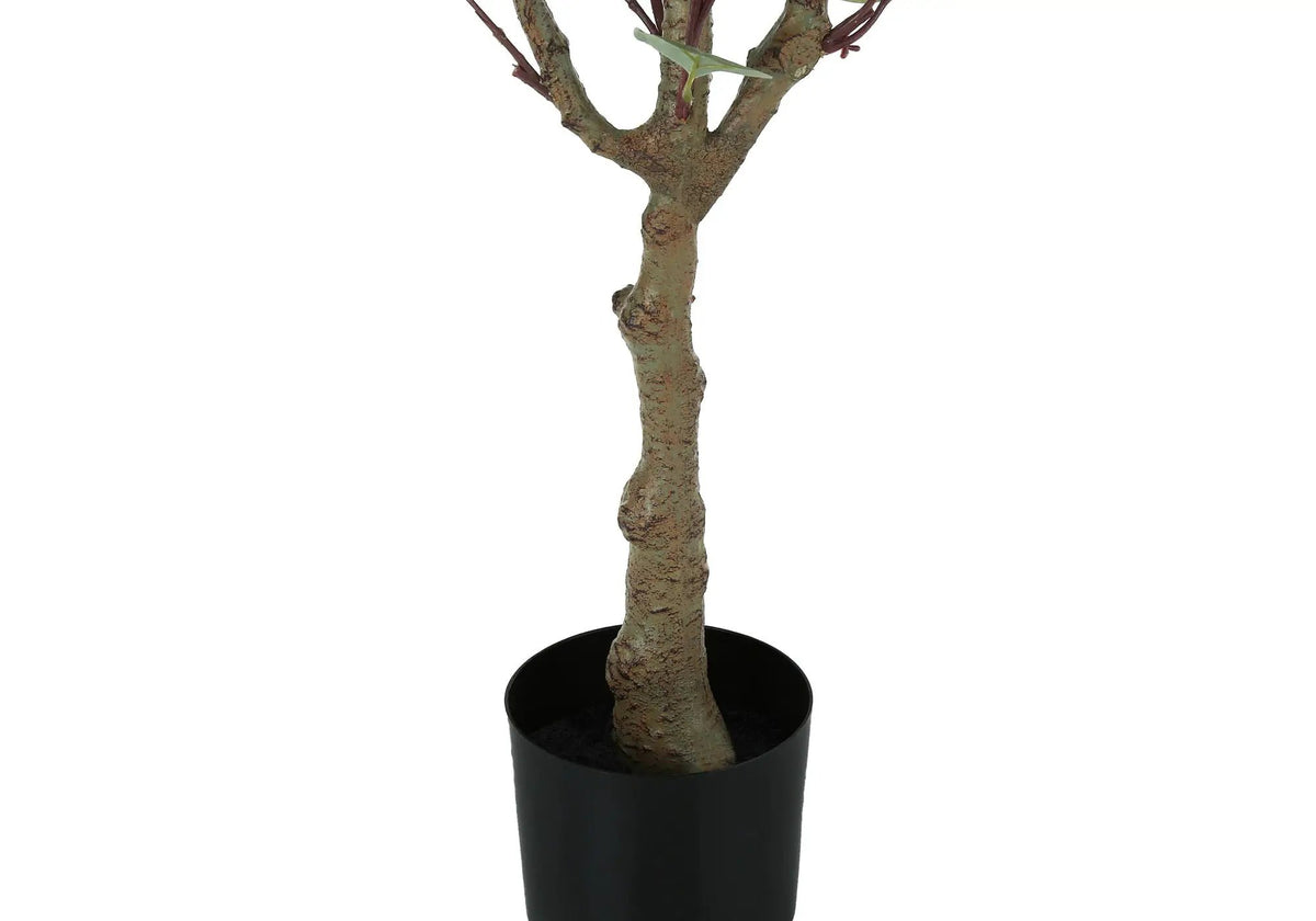 46 Inch Artificial Eucalyptus Tree | 264 Real Touch Leaves | Indoor Faux Floor Plant | Potted