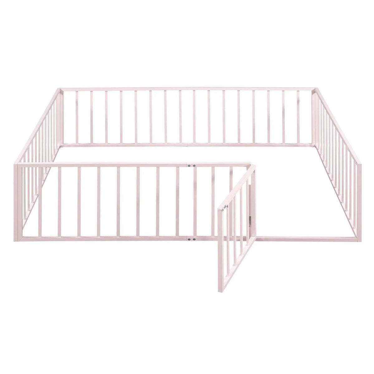 Metal Floor Bed Frame | Raised Fence Gate | Low Platform Design