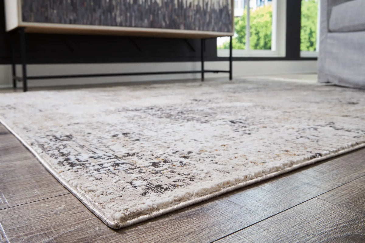 Elaning Area Rug | 95.38 x 125.38 Inch | Abstract Design | Plush Pile
