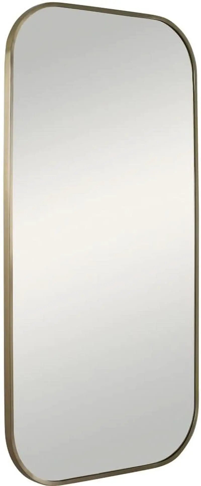 Taft 41 Inch Antique Brass Wall Mirror For Living Room from PriceLows™