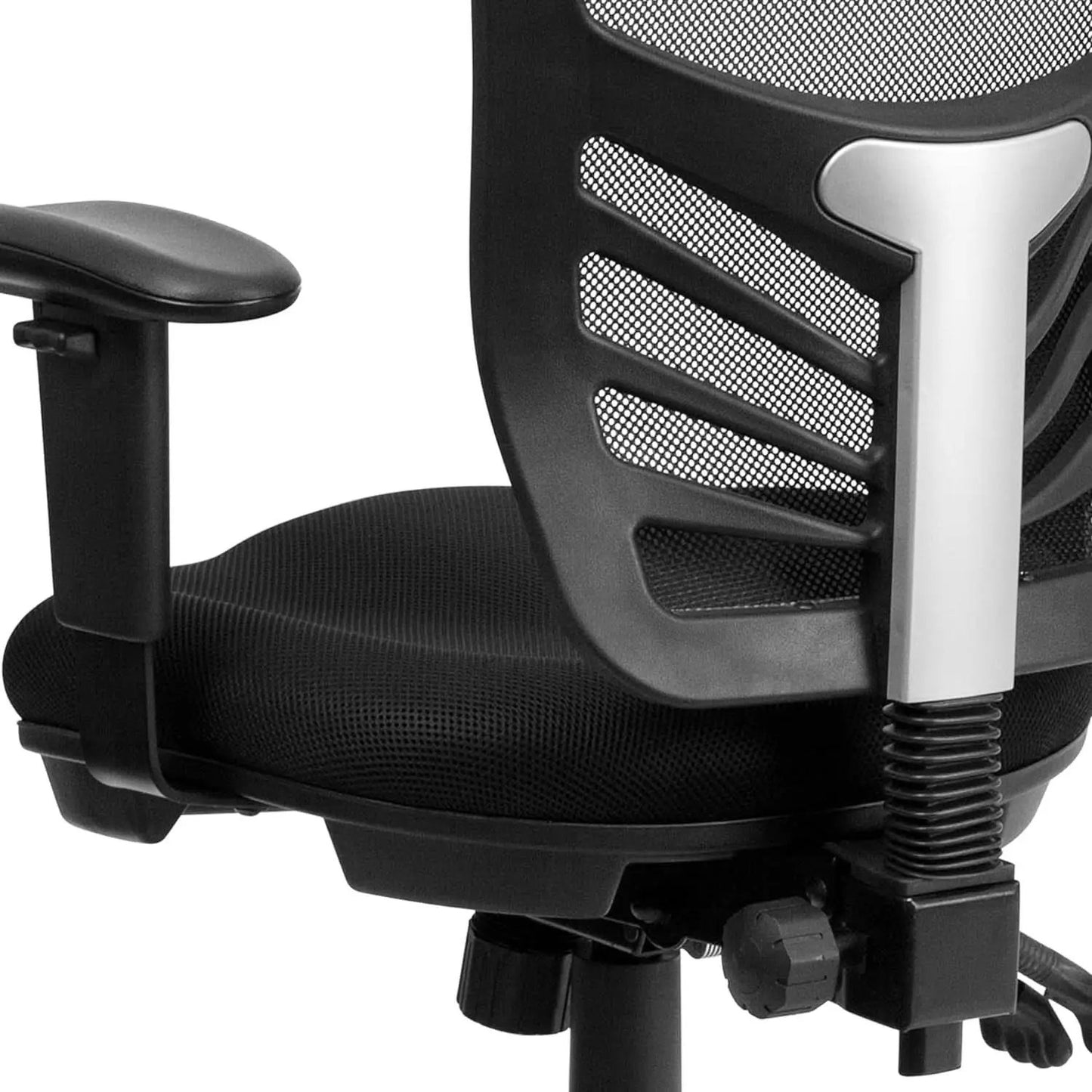 Ergonomic Mesh Office Chair With Adjustable Lumbar Black from PriceLows™