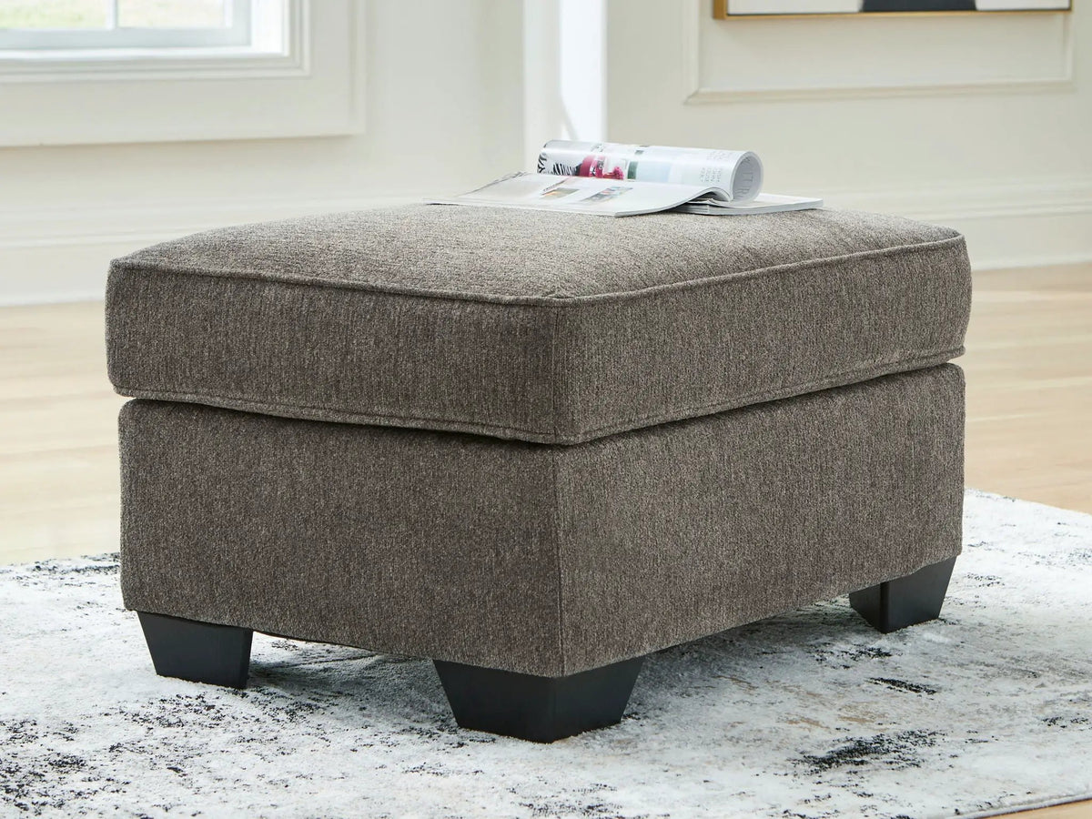 Accent Ottoman | Graphite | Contemporary Design | Oversized